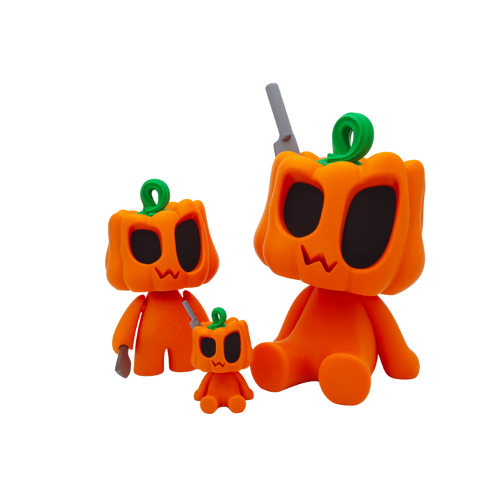 Citrouille Tete carrée debout