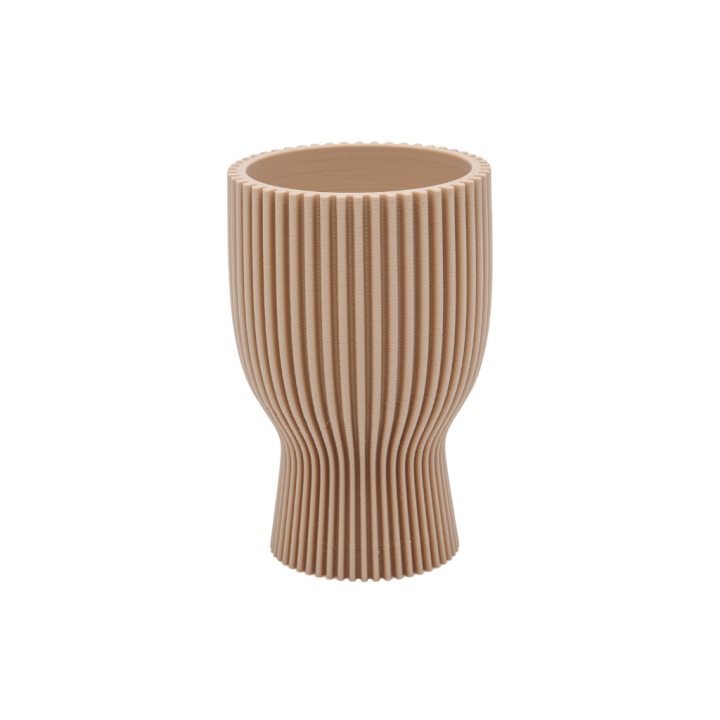 Pack de 4 coquetiers - Marron latté