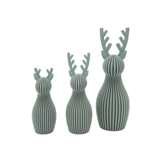 Rennes de Noël - Famille - Vert Muted