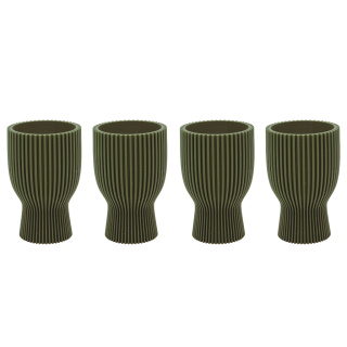 Pack de 4 coquetiers - Vert Foncé
