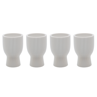 Pack de 4 coquetiers - Blanc d'Os