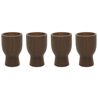 Pack de 4 coquetiers - Bronze